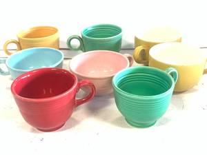 Lot of 8 Cups with some Fiestaware