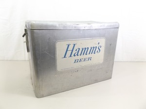 Vintage Aluminum Hamms Beer Cooler