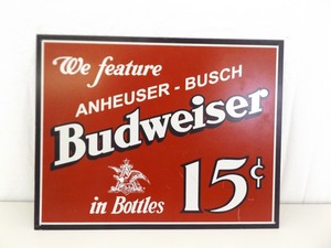 Budweiser Metal Sign