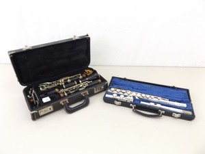 Vintage Noblet Paris Clarinet and Gemeinhard 2SP Flute For Refurb or Display