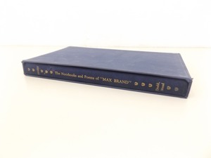 Limited Edition #433750 Fredrick Faust Poems of Max Brand