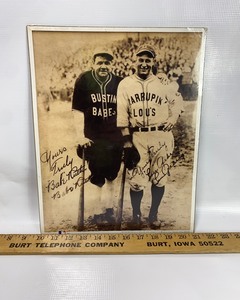 lot 121 image: Babe Ruth Signed Photograph