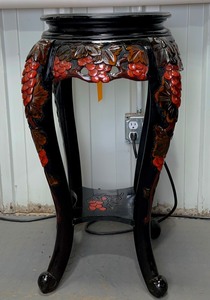 lot 5 image: Oriental Carved Table