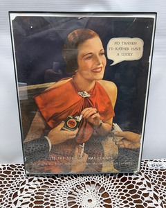 lot 90 image: Cigarette Poster