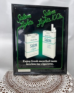 lot 18 image: Salem Lights Tin Sign