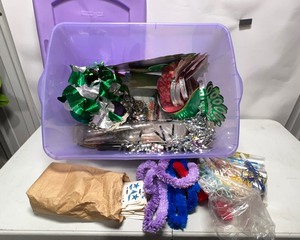 lot 337 image: Box of Party Supplies