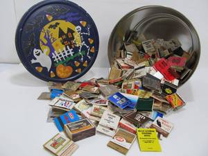 lot 44 image: Bucket Full of Vintage Matchbooks