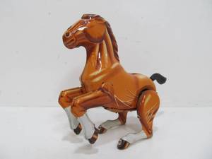 lot 54 image: Vintage 1960s Tin Litho Horse Windup Toy