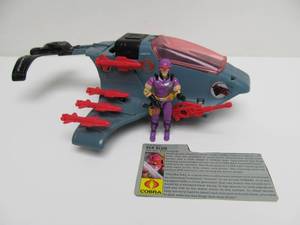 lot 93 image: Vintage 80s GI JOE Cobra Sea Ray wDriver
