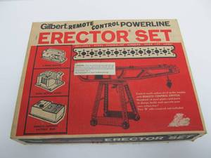 lot 186 image: Vintaeg Remote Control Gilbert Powerline Erector Set
