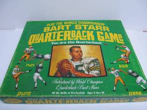 lot 187 image: Large Vintage BART STARR Quarterback Game