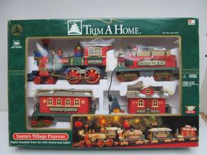 lot 189 image: Large Santas Village Express Christmas Train Set