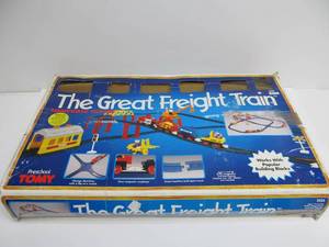 lot 192 image: Vintage TOMY Great Freight Train set