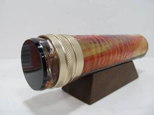 lot 261 image: Excellent New in Box Art Glass Kaleidoscope by Peggy & Steve Kittelson