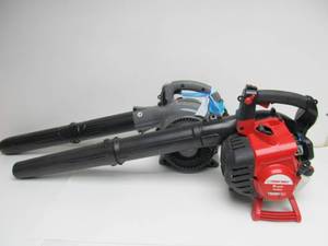 lot 223 image: 2 Nice Gas Powered Leaf Blowers - Troy Bilt & Craftsman