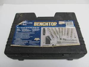 lot 224 image: Complete BENCHTOP 89-Piece Mechanics ToolSocket Set