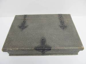 lot 245 image: Excellent Antique Arts & Crafts  Gothic Style Silverseal Tarnish Proof Wood Case