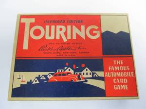lot 163 image: Vintage 1930s Parker Brothers TOURING Automobile GasOil Card Game with Box