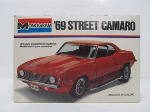 lot 68 image: Unbuilt Vintage Monogram 69 Camaro Model Kit