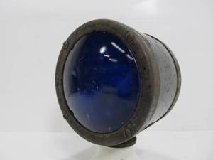 lot 121 image: Awesome Old Vintage Cobalt Blue Automobile Light