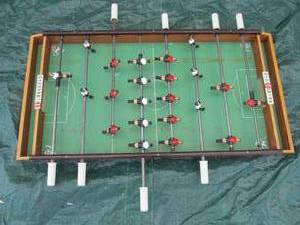 lot 213 image: Vintage SPORTCRAFT Tabletop Foosball Table