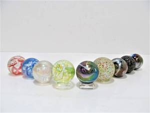 lot 273 image: Fantastic Group of Large Glass Marbles