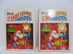 lot 281 image: 2 Copies of Vintage Night Before Christmas Pop-Up Books