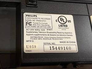 lot 148 image: Philips Video Cassette Recorder Model VRA631AT21