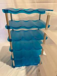 lot 162 image: 2 Plastic Wine Racks