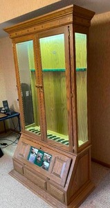 lot 175 image: Lighted 12 Gun, Gun Cabinet