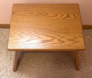 lot 46 image: Decorative and Helpful Wooden Stool