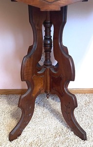 lot 63 image: Amazing Antique Wooden Accent Table