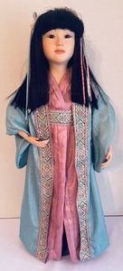 lot 71 image: Monique Collections Doll - Porcelain Asian Inspired Doll with Stand