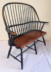 lot 69 image: Darling Doll Sized Bench and Stroller