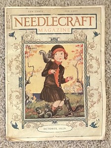 lot 97 image: 2 Vintage Editions of Needlecraft Magazine