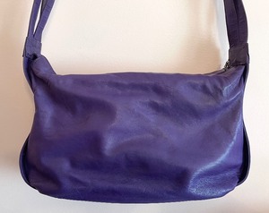 lot 227 image: Nordstrom Purple Leather Handbag from Italy