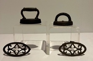 lot 266 image: Collection of Antique Metal Irons