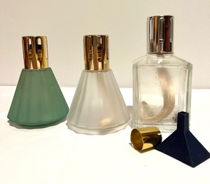 lot 296 image: Trio of Lamps Berger of Paris Oil Lamps