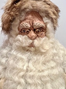 lot 294 image: My Favorite Things Artisan Crafted Tabletop Santa by Joyce Cotner