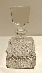 lot 236 image: Vintage Floral Tray and Perfume Bottles