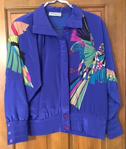 lot 407 image: Adam Douglass Vintage 100% Silk Jacket and Pant Set from Korea