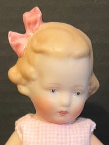 lot 411 image: Petite Porcelain Doll from Germany