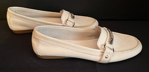 lot 414 image: Coach Cream Loafers