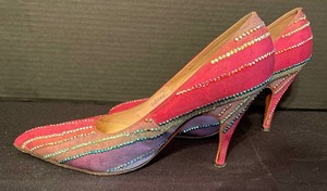 lot 418 image: Fancy and Sparkly Vintage Caprice Heels