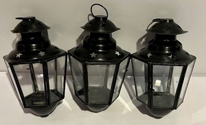 lot 315 image: Set of Nine Candle Lit Globe Lights