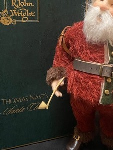 lot 25 image: R. John Wright Thomas Nasts Santa Clause Doll