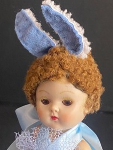 lot 379 image: Vintage Vogue Dolls with Bunny Outfit