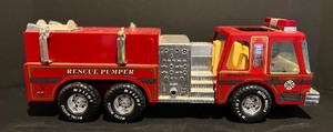 lot 477 image: Zenith Toy Semi Truck, Fire Truck and Toy Cars