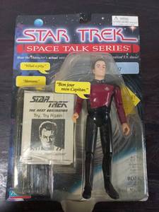 Star Trek Space Talk Series Q Action Figure In Original Packaging