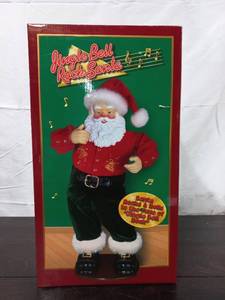 Jingle Bell Rock Santa SingingDancing Collectible Figurine In Box